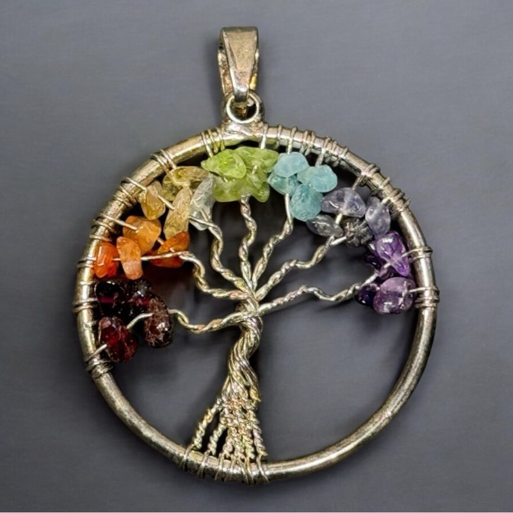 🟢Chakra Tree Of Life Pendant